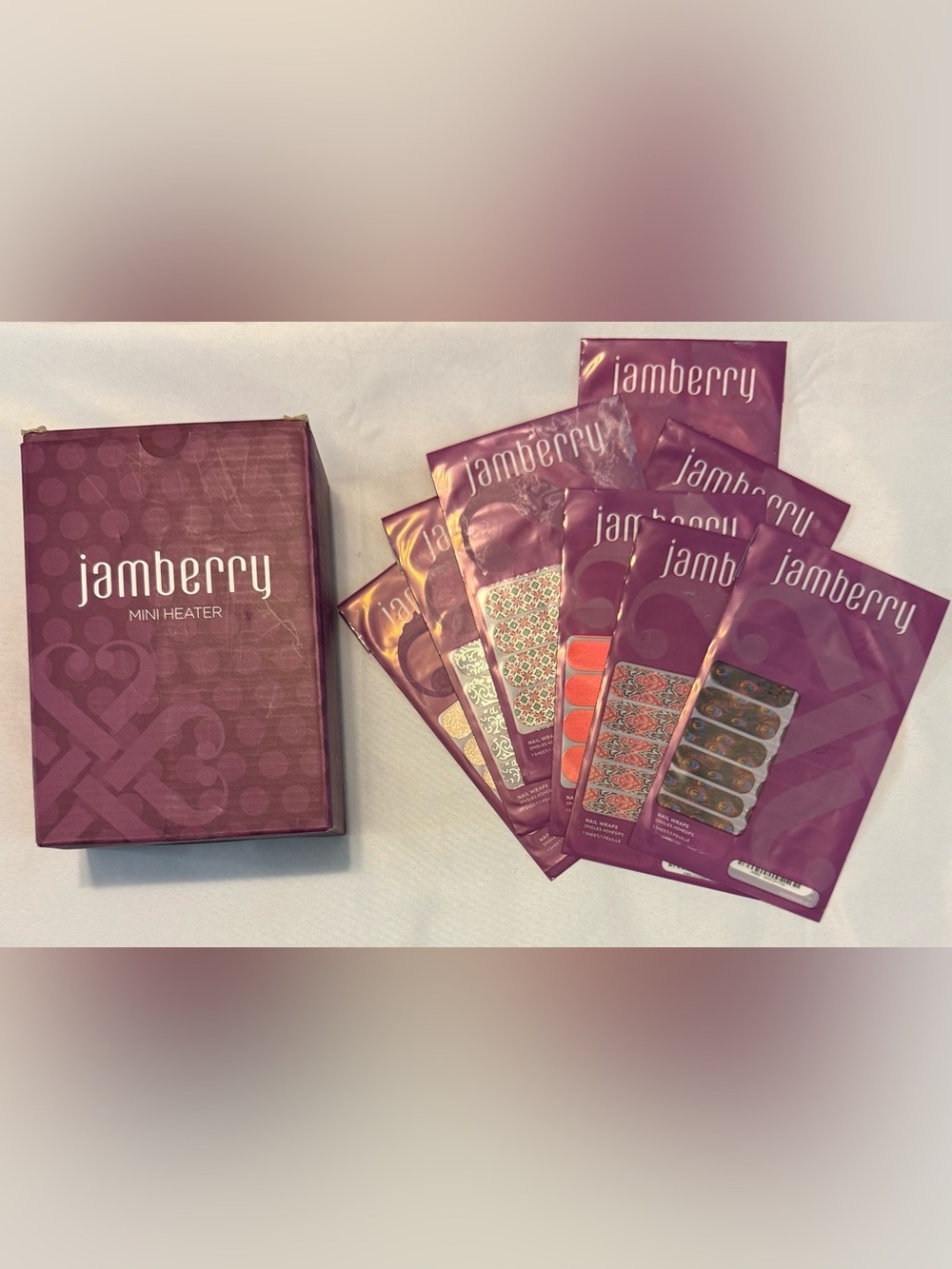 Jamberry Nail Wraps & Mini Heater - New in Box!